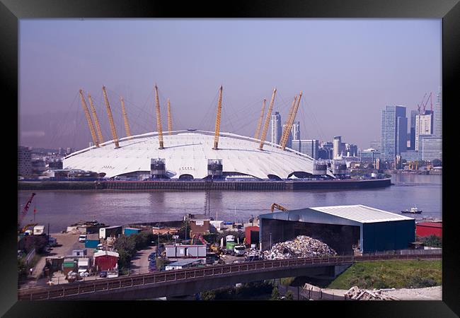 Emirates Cable Car Skyline Framed Print by David French