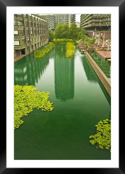 The Barbican Centre Framed Mounted Print by David French