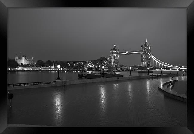 Tower of London and Tower Bridge Framed Print by David French