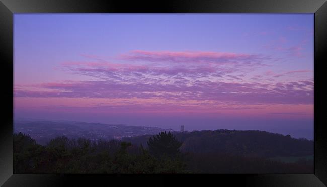 Cromer Sunrise Framed Print by David French