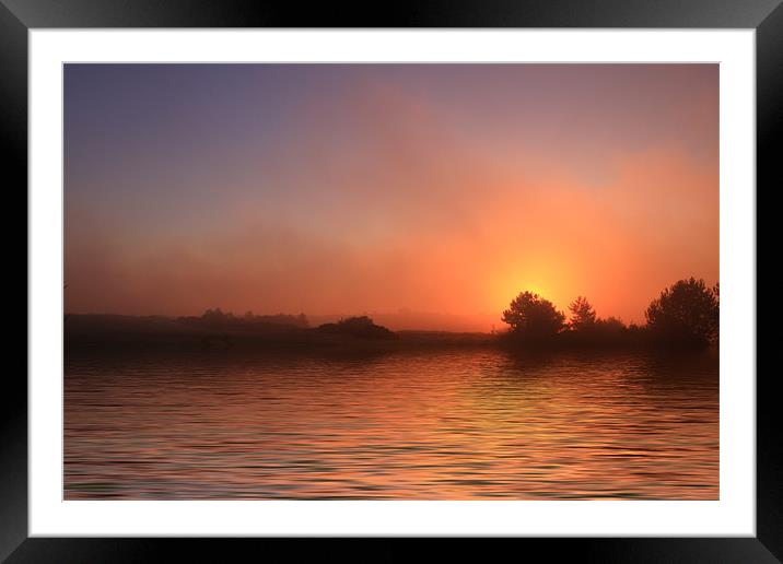 Cromer Sunrise Flood Framed Mounted Print by David French