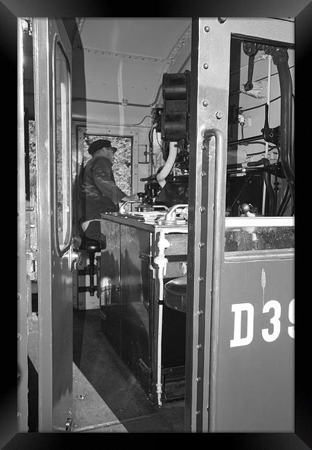 Train Driver Framed Print by David French