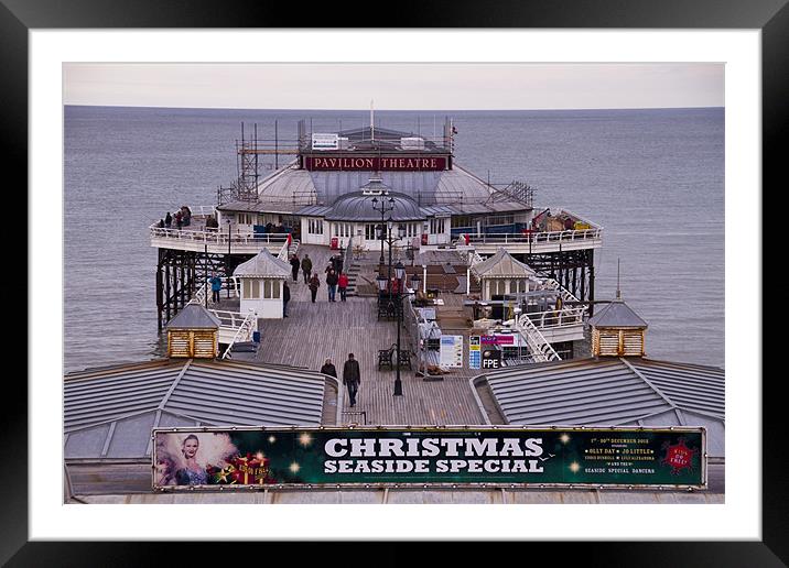 Cromer Pier Framed Mounted Print by David French