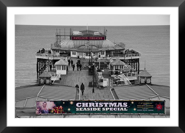 Cromer Pier Framed Mounted Print by David French