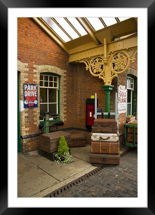 Steam Railway Framed Mounted Print by David French