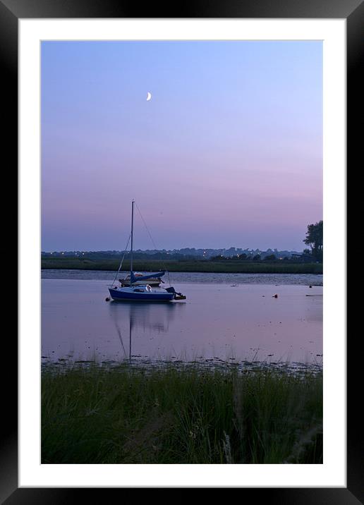 Stanpit Christchurch Dorset Framed Mounted Print by David French