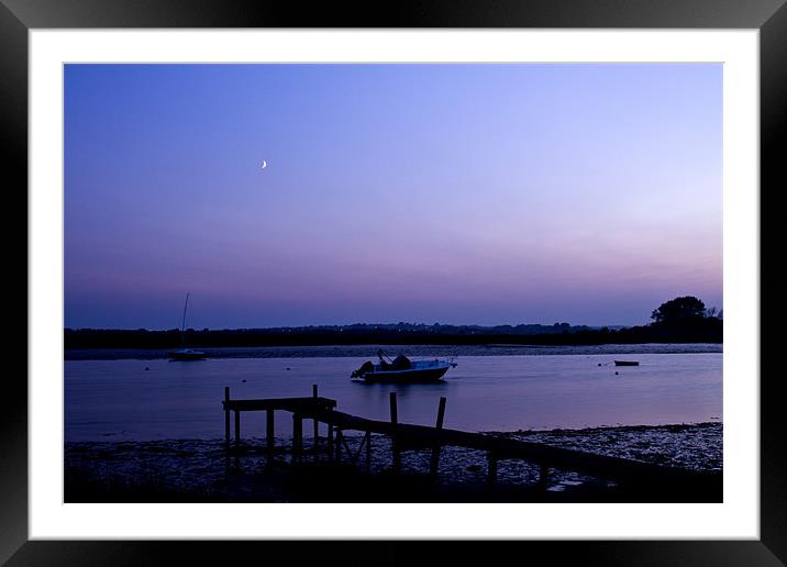 Stanpit Christchurch Dorset Framed Mounted Print by David French