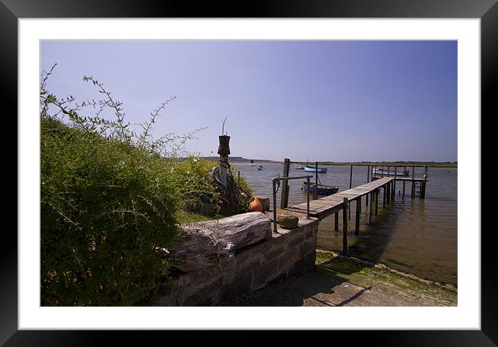 Stanpit Christchurch Dorset Framed Mounted Print by David French