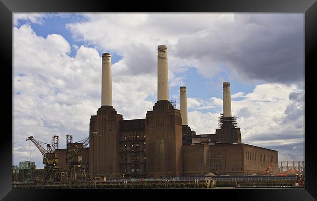 Battersea Power Station Framed Print by David French