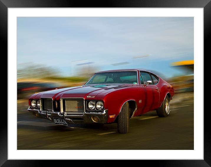 Classic Oldsmobile Framed Mounted Print by David French