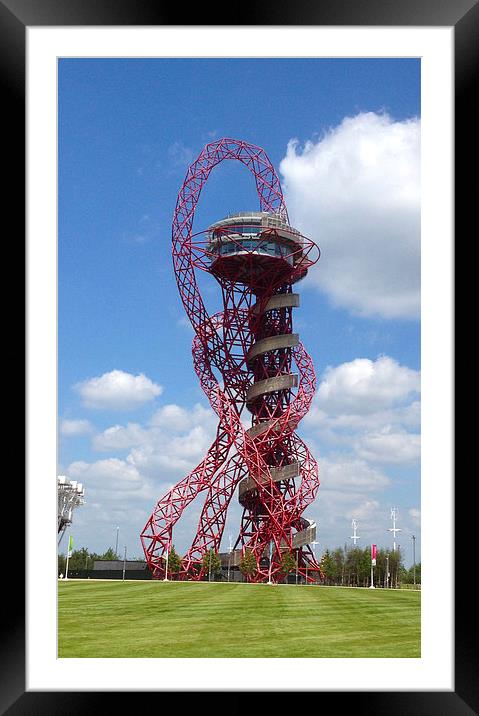ARCELORMITTAL ORBIT Framed Mounted Print by David French
