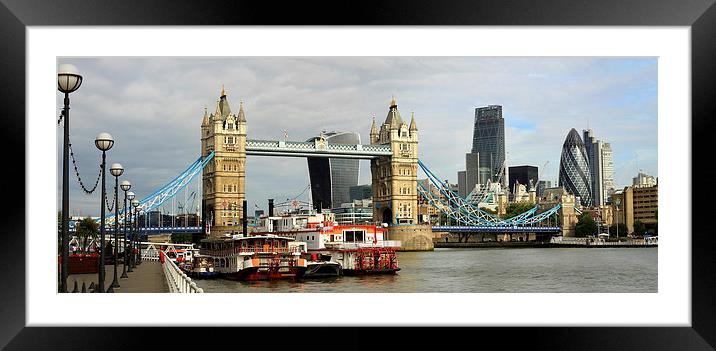 Tower Bridge City of  London   Framed Mounted Print by David French