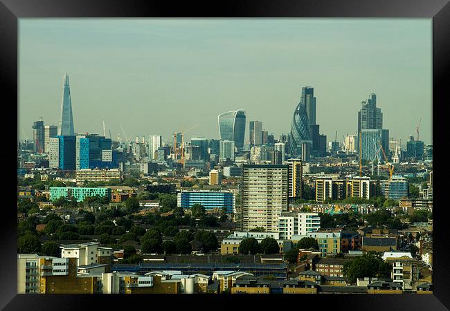 London skyline Framed Print by David French