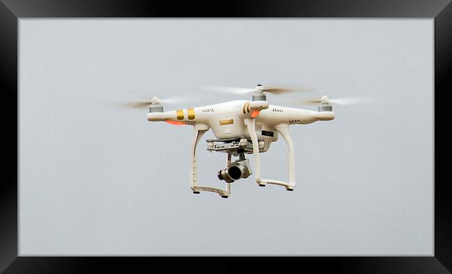 Drone camera Framed Print by David French