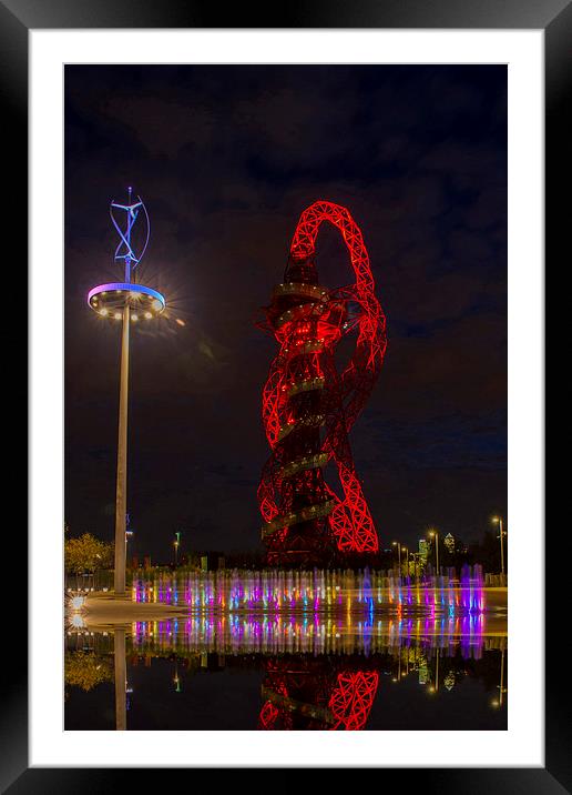 ArceorMittal Orbit  Olympic Park Framed Mounted Print by David French
