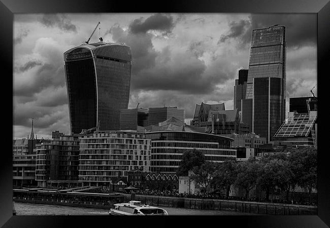 City of London Framed Print by David French