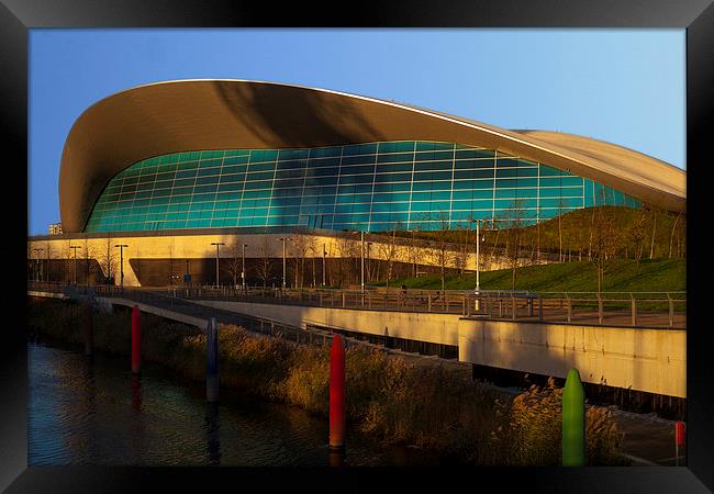 Aquatic Centre Olympic Park Framed Print by David French