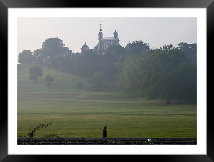 Misty Morning Framed Mounted Print by David French
