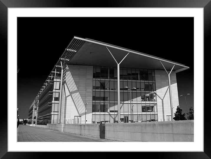 Newham Council Offices Framed Mounted Print by David French