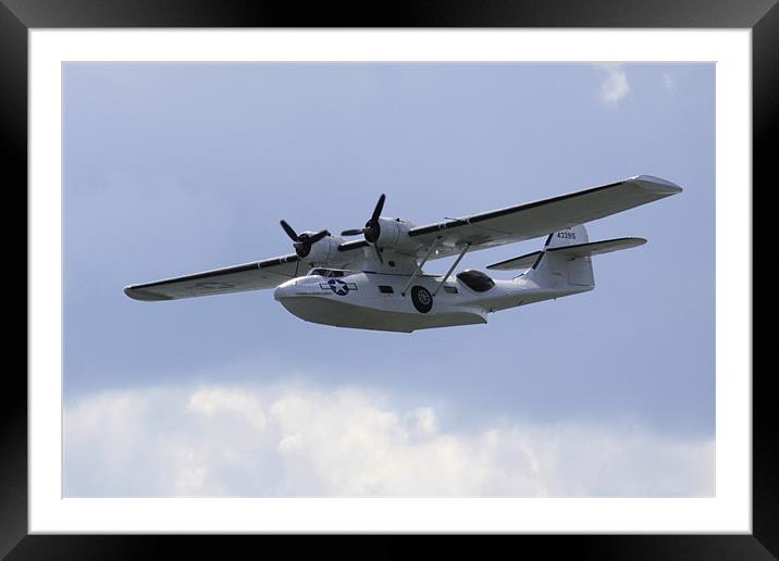 Catalina Flying Boat Framed Mounted Print by David French