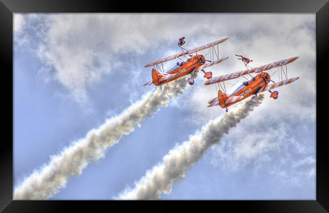 wingwalkers Air Dispaly Framed Print by David French