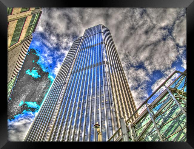 Natwest Tower HDR Framed Print by David French