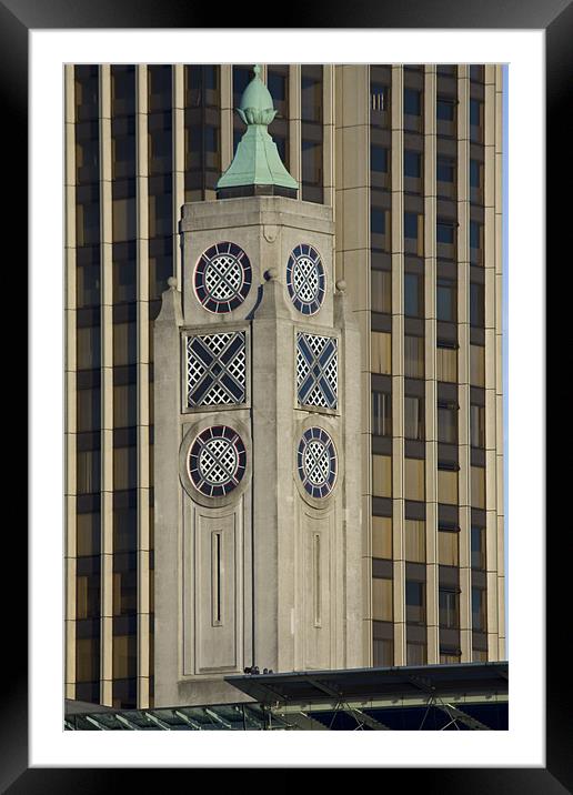 Oxo Tower Framed Mounted Print by David French