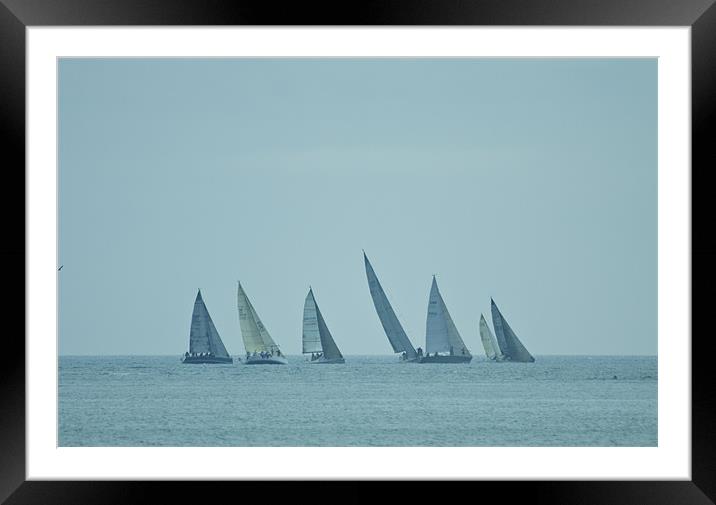 Yachting Framed Mounted Print by David French