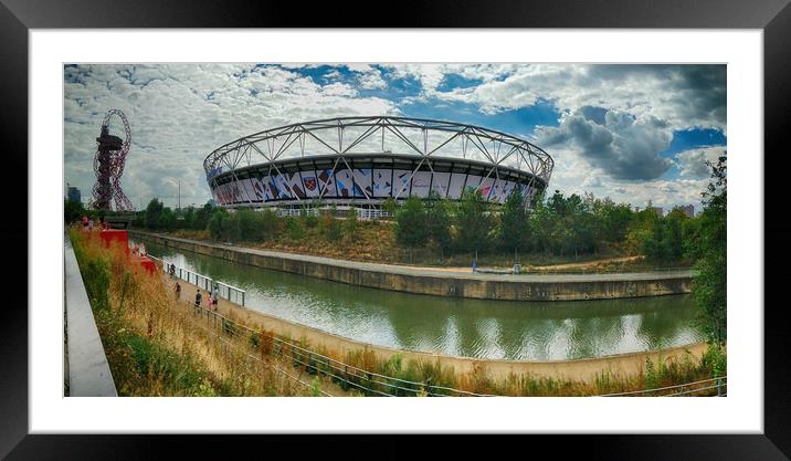 London Stadium Framed Mounted Print by David French