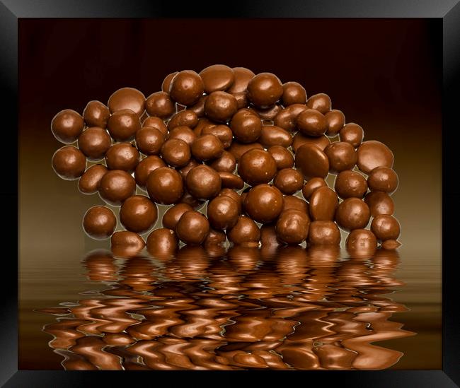 Revels chocolate sweets Framed Print by David French