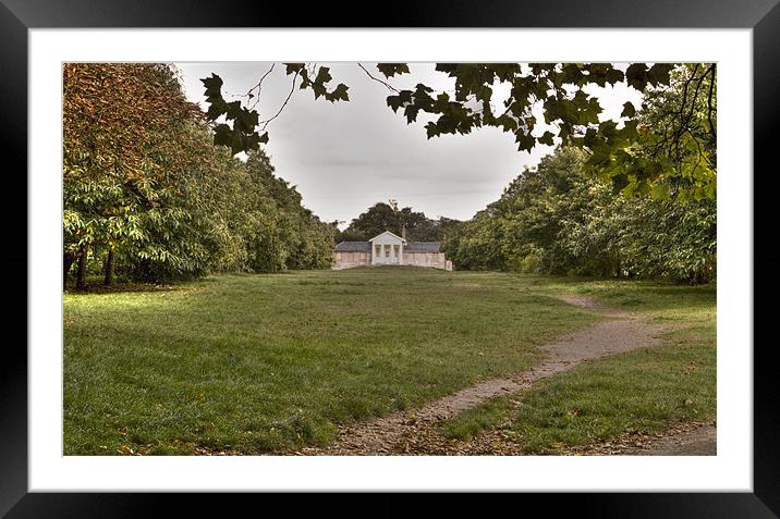 Wanstead Park Temple Framed Mounted Print by David French