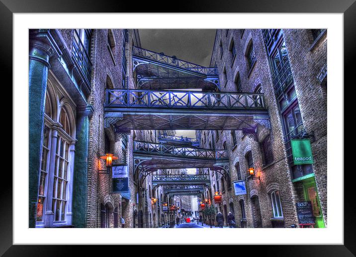 Butlers Wharf Framed Mounted Print by David French