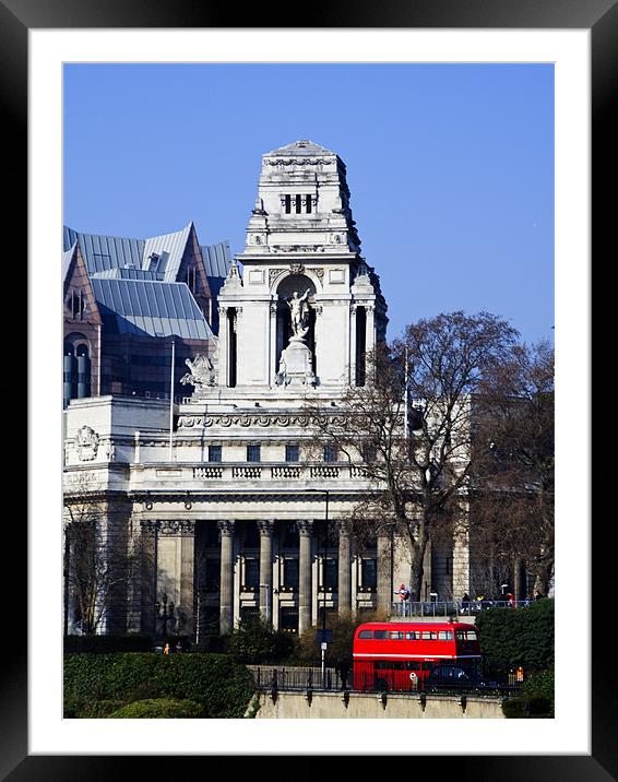 Trinity House London opposite the Tower Framed Mounted Print by David French