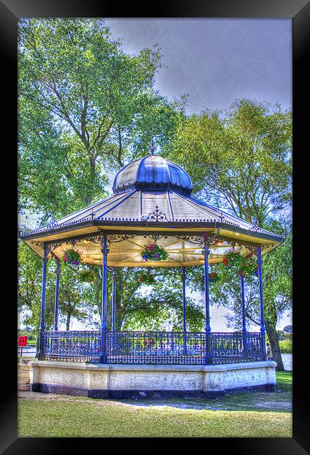 Band Stand hdr Framed Print by David French