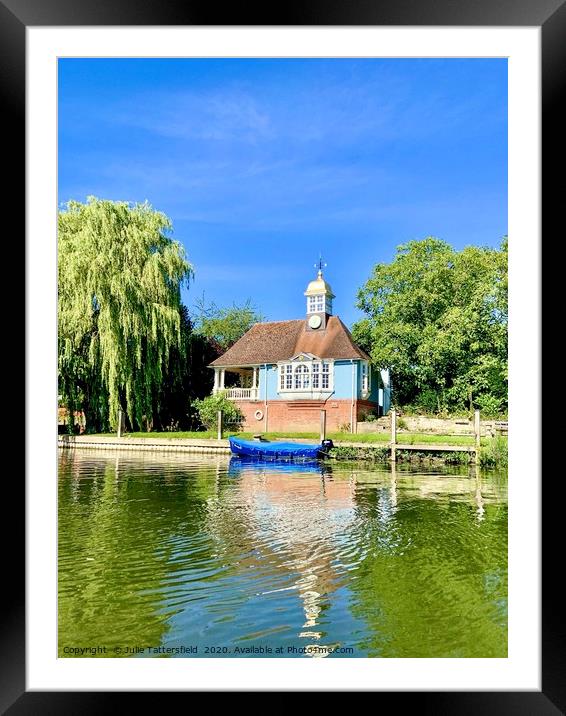 River Thames Wallingford Framed Mounted Print by Julie Tattersfield