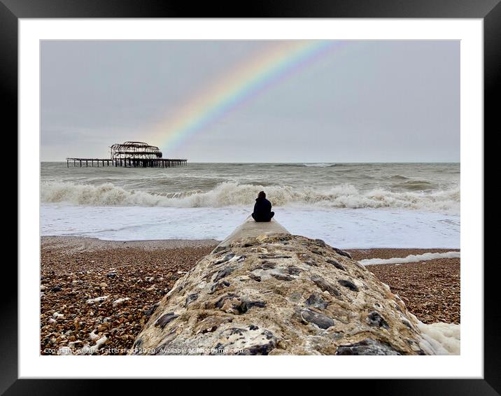 A Time to contemplate Framed Mounted Print by Julie Tattersfield