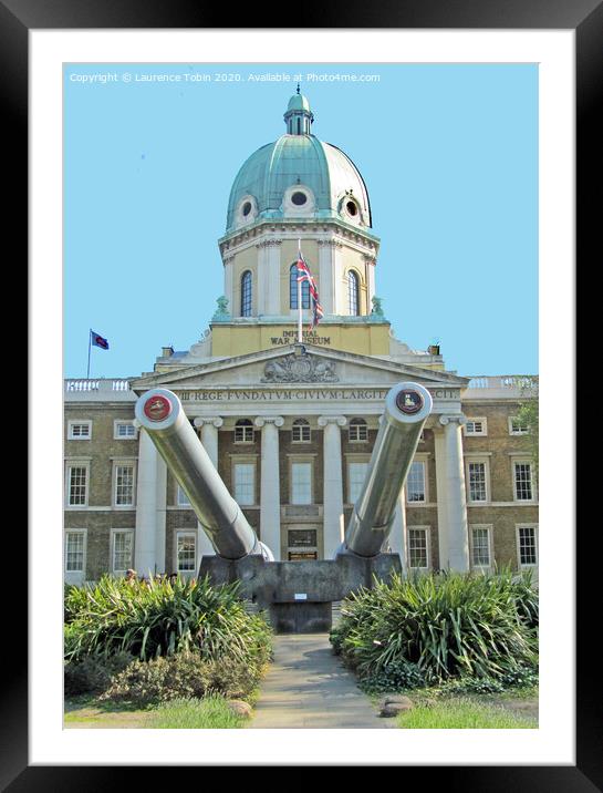 The Imperial War Museum. Lambeth, London Framed Mounted Print by Laurence Tobin