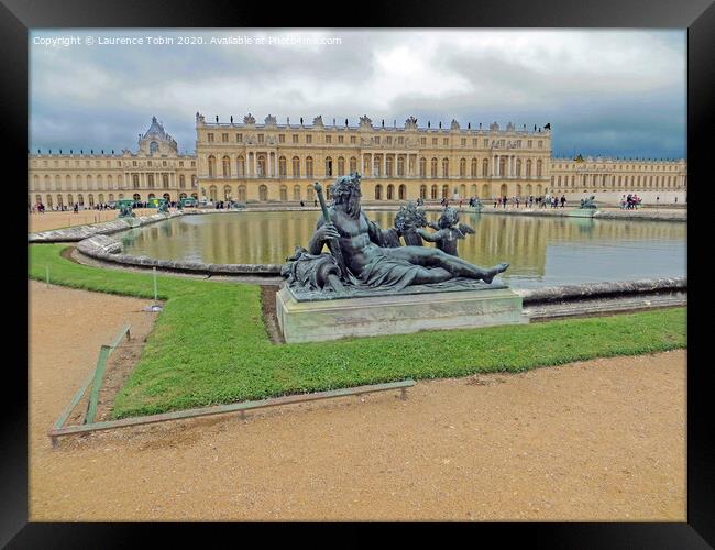 Palace of Versailles. Ile-de-France Framed Print by Laurence Tobin