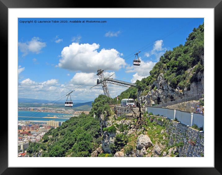 Scenic View, Gibraltar Framed Mounted Print by Laurence Tobin