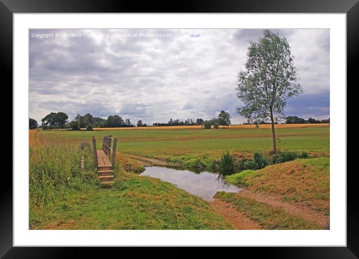 An Essex Countryside Walk Framed Mounted Print by Laurence Tobin