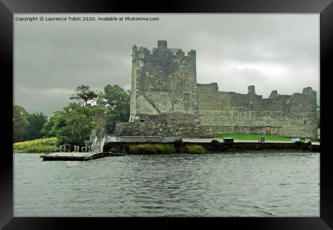 Ross Castle. Lough Leane, Ireland Framed Print by Laurence Tobin