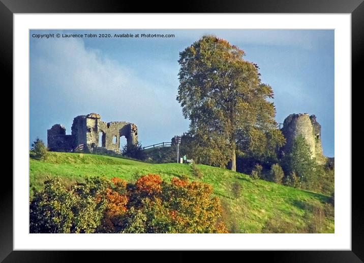 Kendal Castle, Cumbria Framed Mounted Print by Laurence Tobin