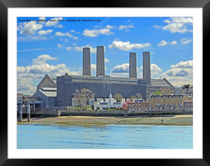  Trinity Hospital and Power Station. Greenwich, London Framed Mounted Print by Laurence Tobin