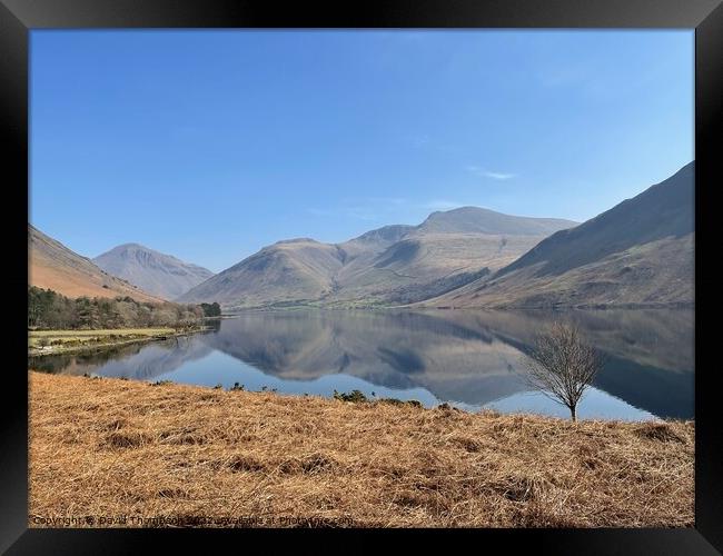 Wasdale Lake District  Framed Print by David Thompson