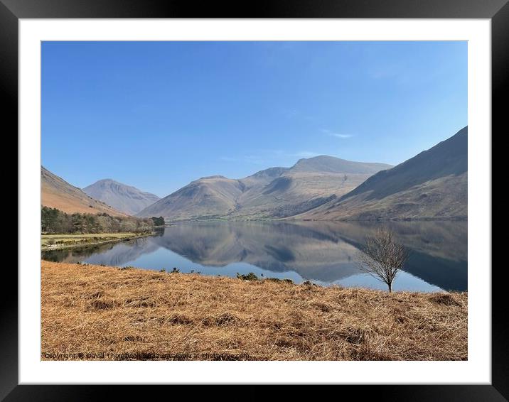 Wasdale Lake District  Framed Mounted Print by David Thompson