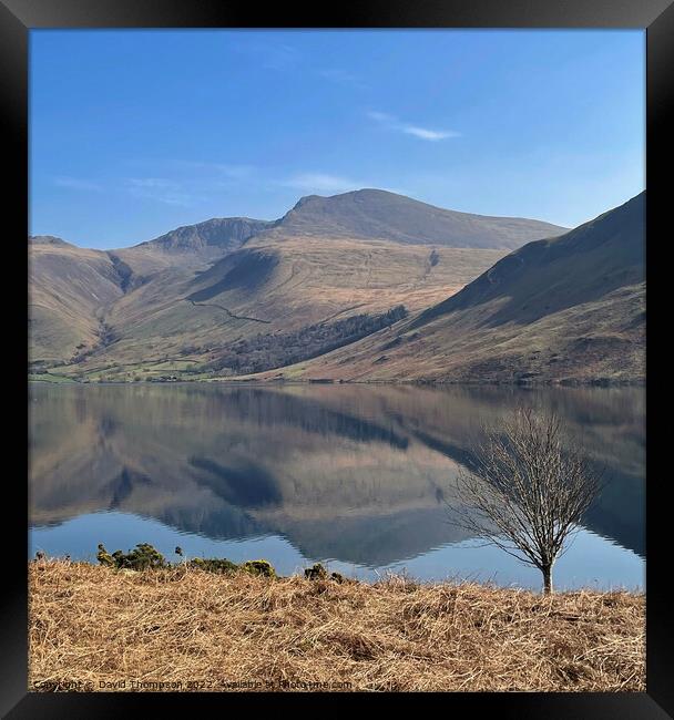 Wastwater Seascale Framed Print by David Thompson