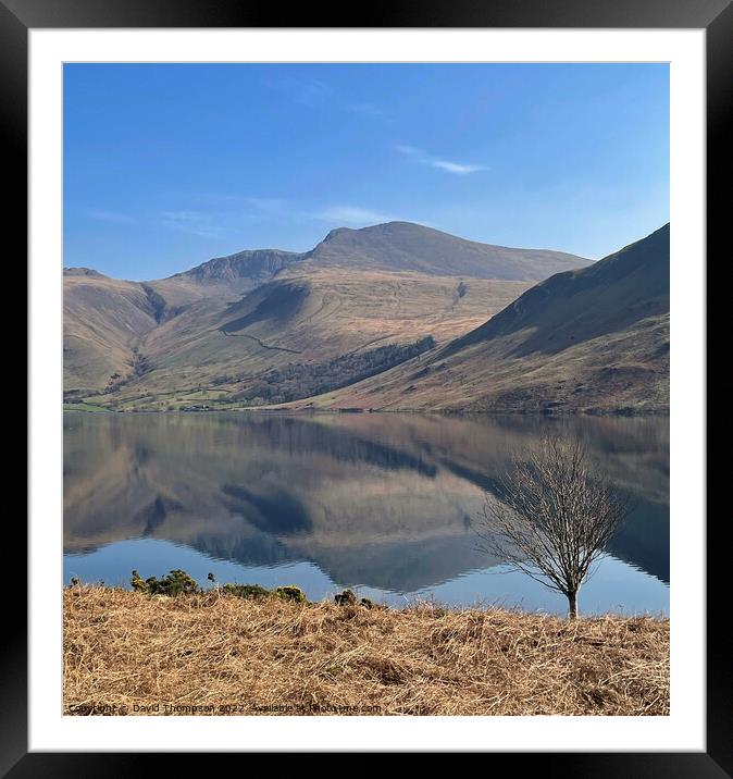 Wastwater Seascale Framed Mounted Print by David Thompson
