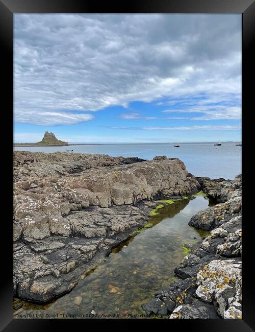 Holy Island Lindisfarne  Framed Print by David Thompson