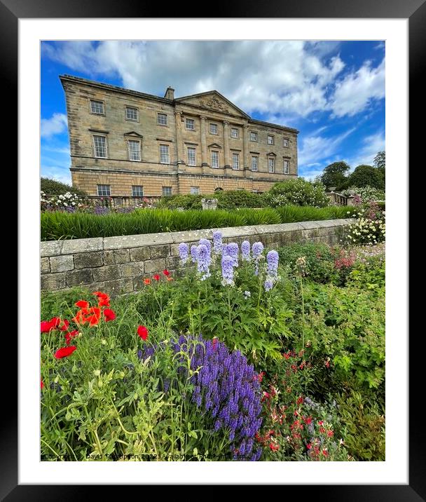 Howick Hall Northumberland  Framed Mounted Print by David Thompson