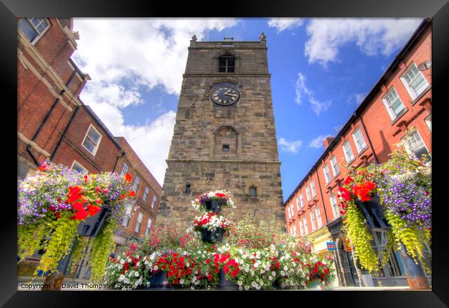 Morpeth Clock Tower  Framed Print by David Thompson